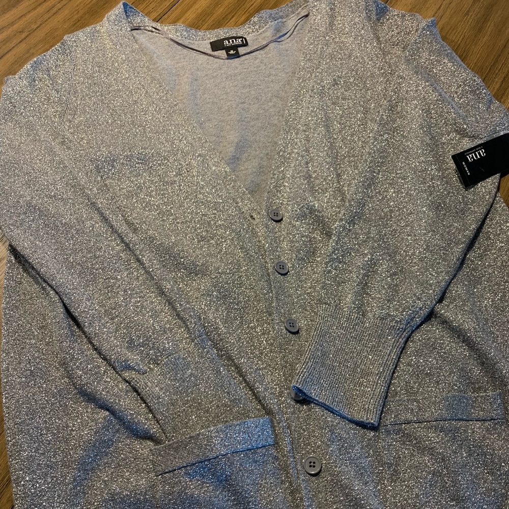 Sparkly Silver Cardigan